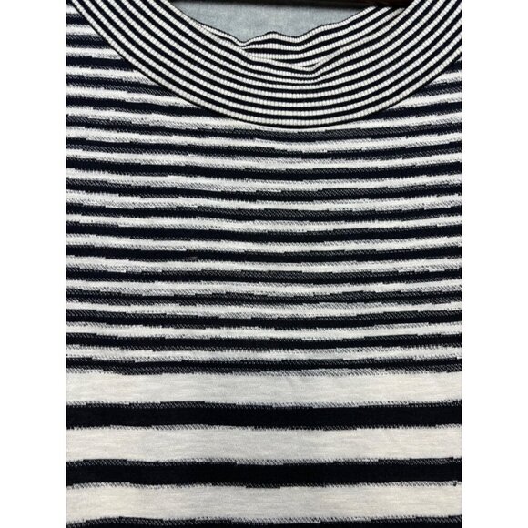 Maeve‎ Anthropologie XS Striped Dress Black & White - Picture 2 of 5